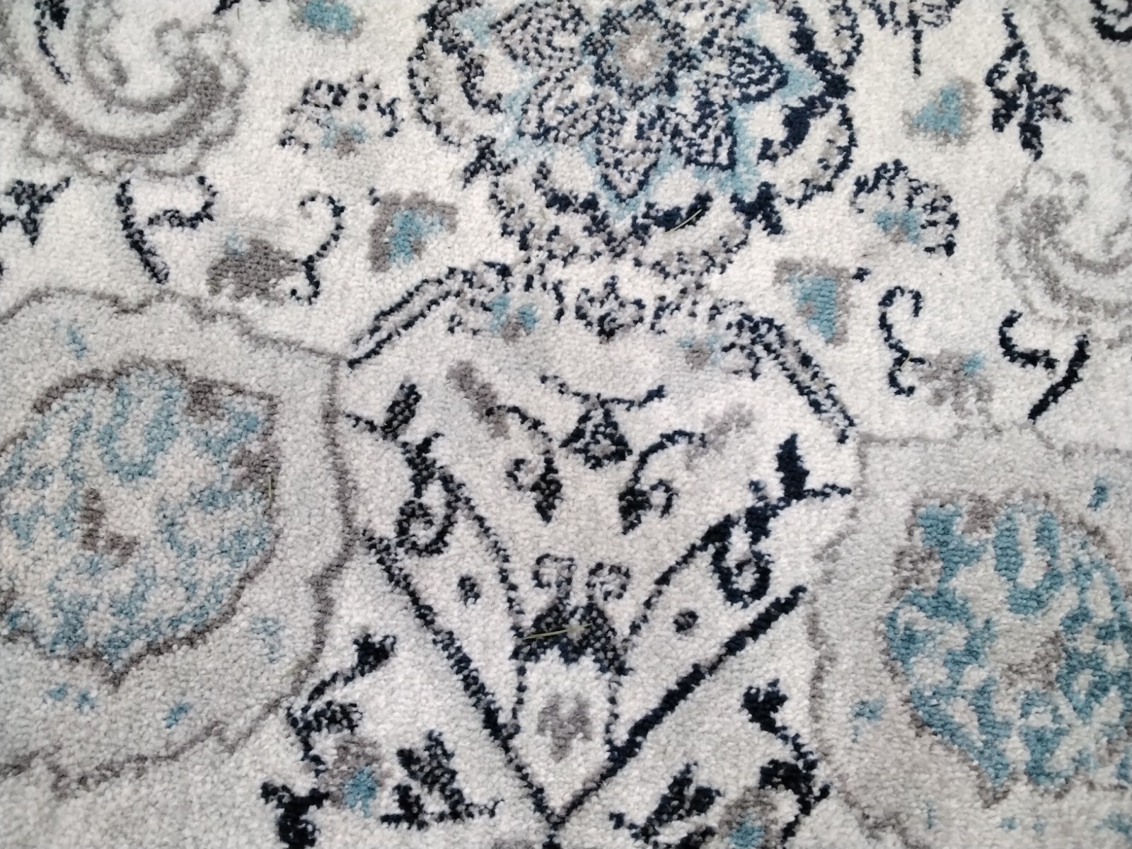CREAM / LIGHT GREY 8′ X 10′ Back Stain Rug, Reduced Price 1172734940 MAD600C-8