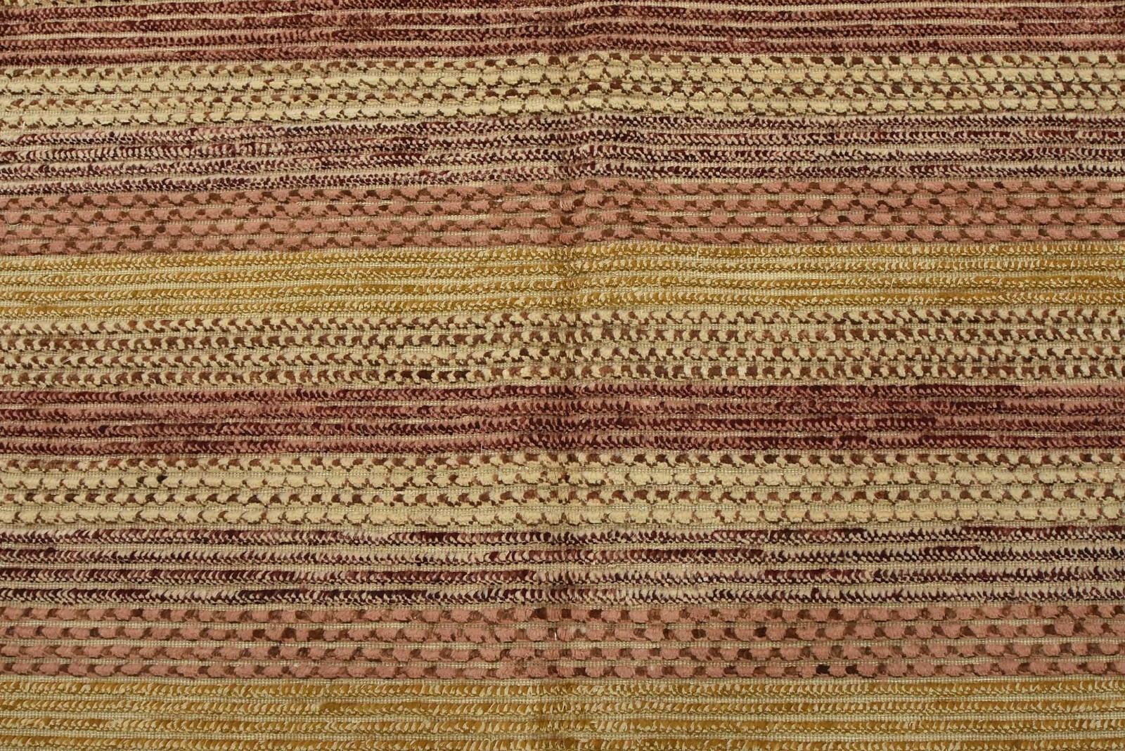 Gabbeh Rug 7’10” x 9’11” Multicolor Wool Striped Hand-Knotted Carpet