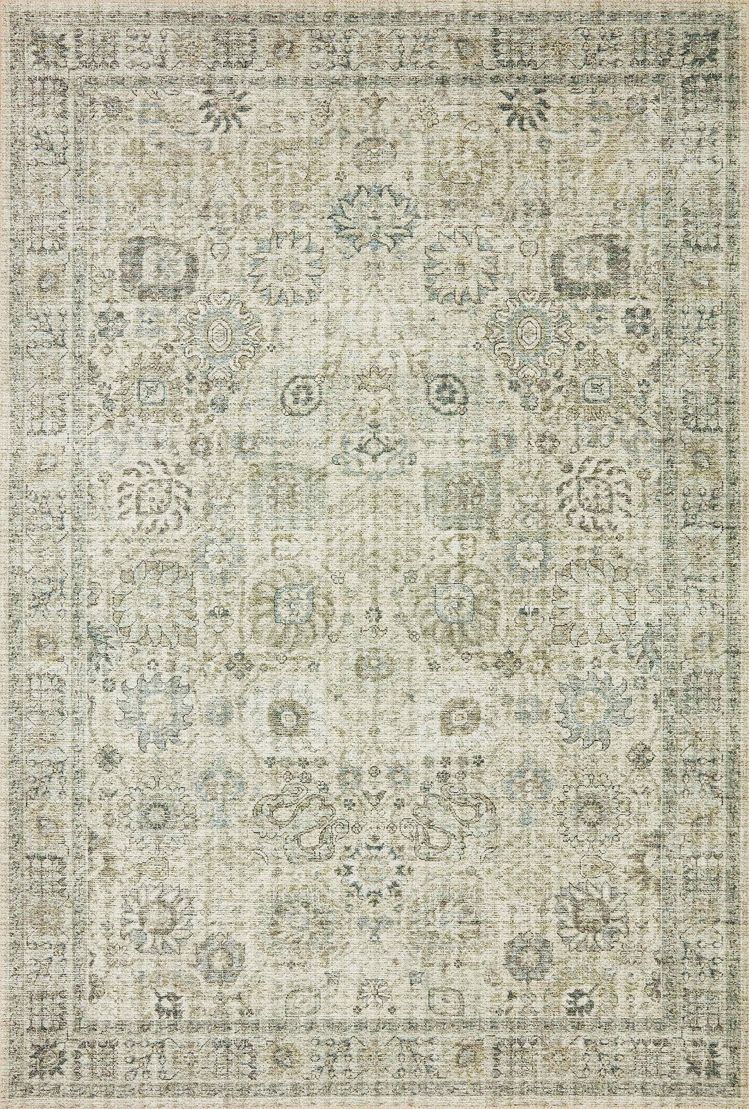 Loloi Skye Natural/Sage 7′-6″ x 9′-6″ Area Rug