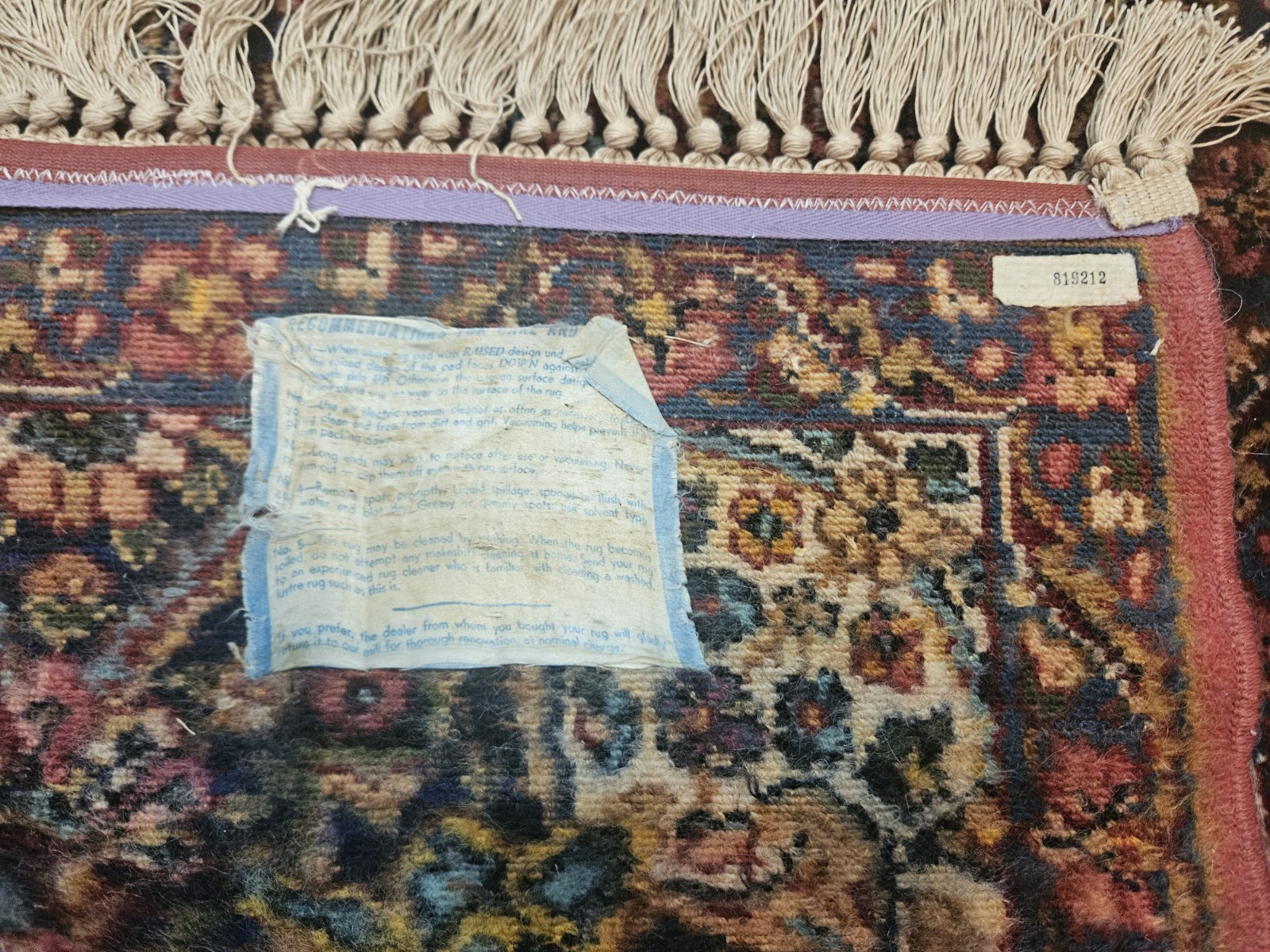 12×20 GENUINE ANTIQUE KARASTAN RUG MULTICOLOR PANEL KIRMAN 717 100% WOOL RUG VGC