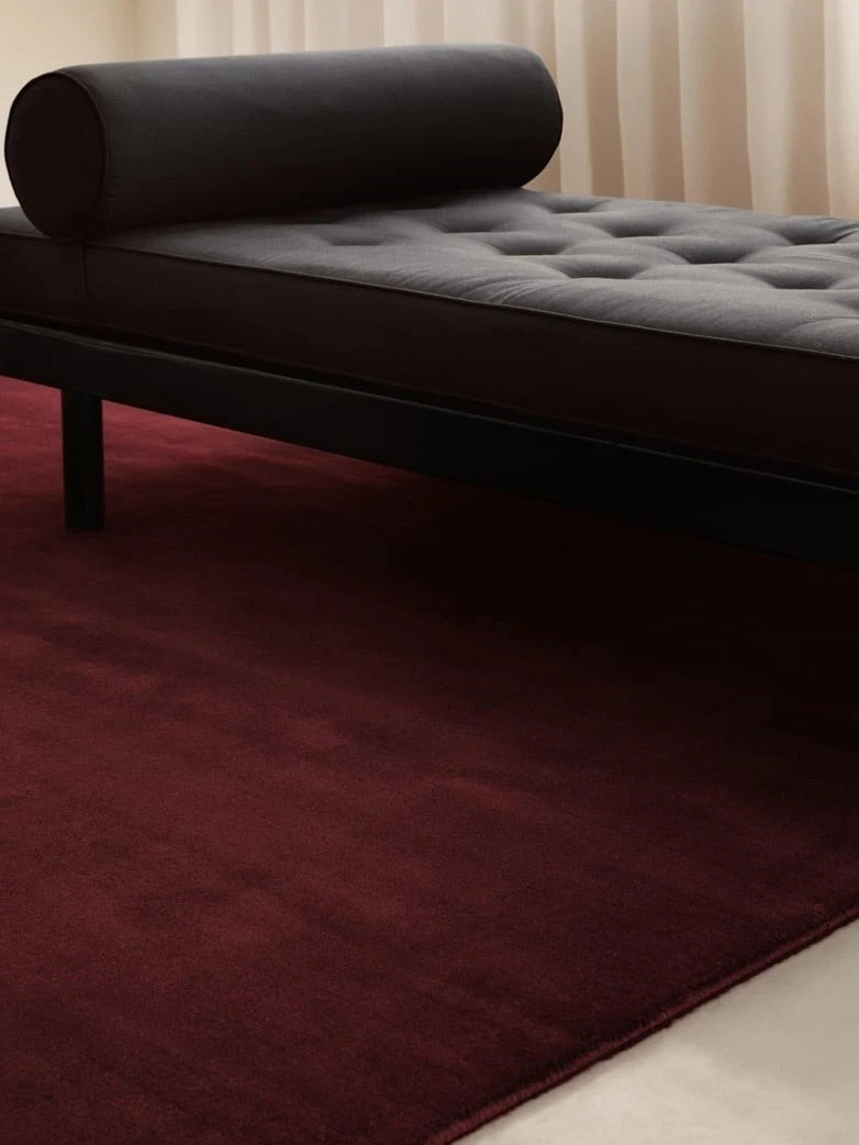 New Deep Wine Rug Hand Tufted Area Rug Handmade Norbic Cots From Rug Room