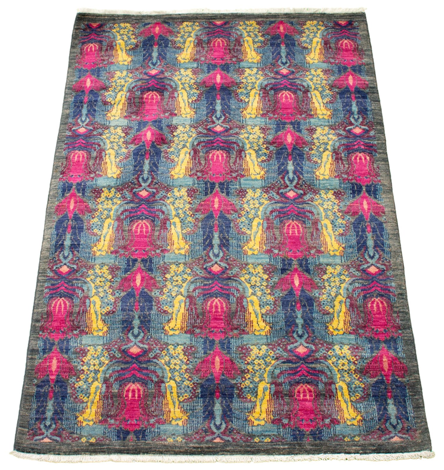 4’0″ x 6’5″ Hand Knotted Oriental Carpet Traditional Wool Area Rug