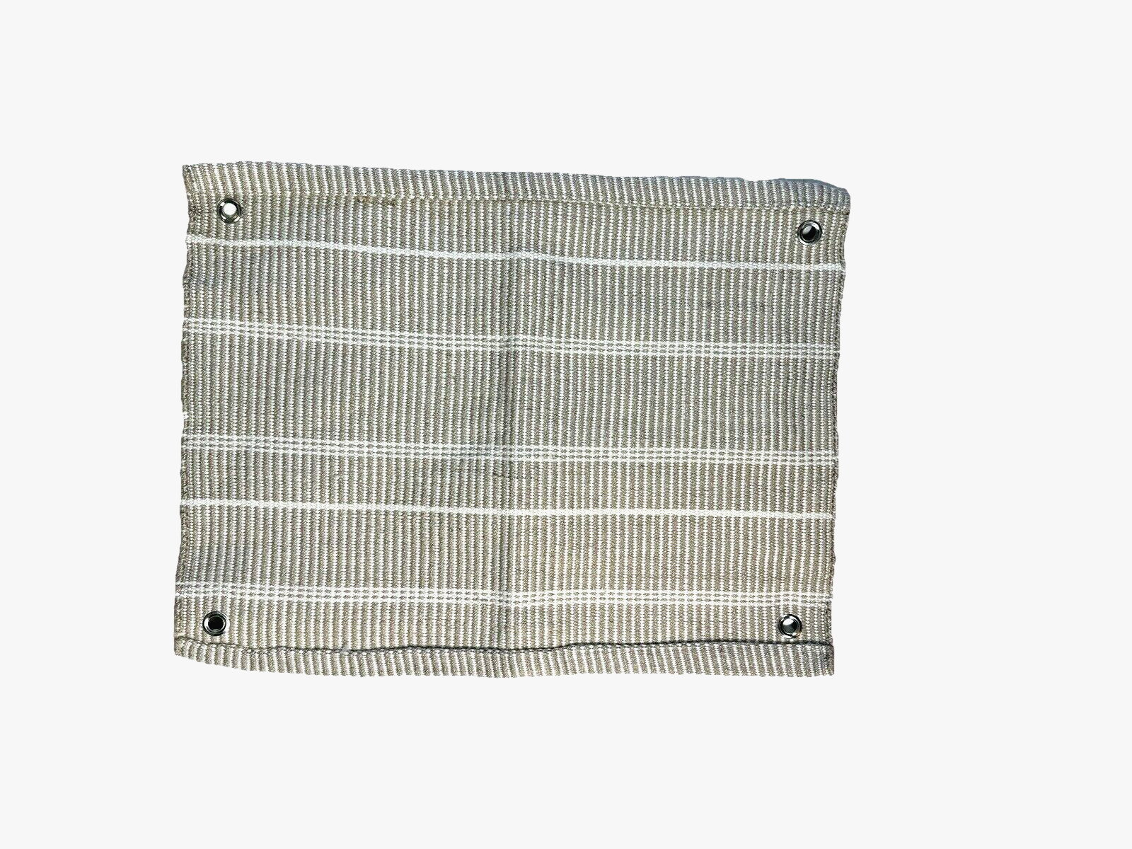 Dash & Albert Bunny Williams PET UV Rug Sample Samson Grey HandWoven Beige 23×18
