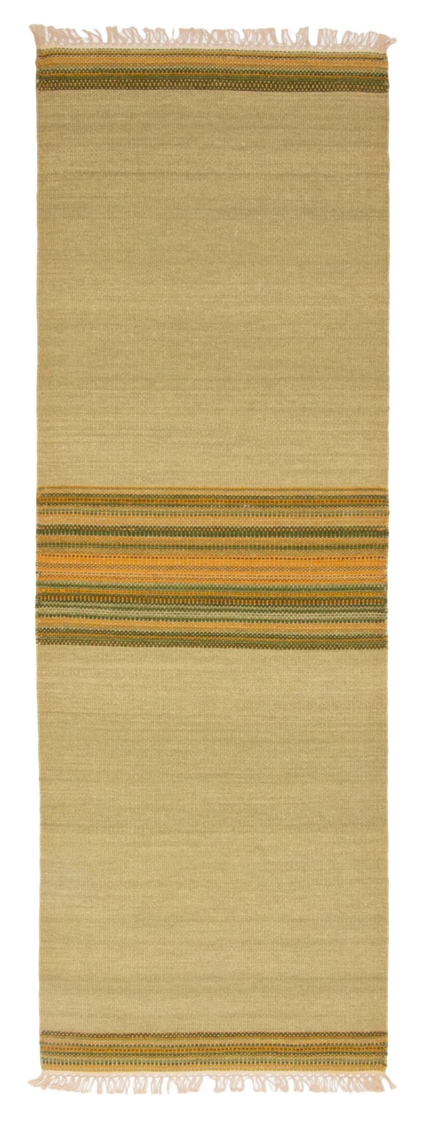 Vintage Hand Woven Area Rug 2’2″ x 6’7″ Traditional Wool Oriental Carpet