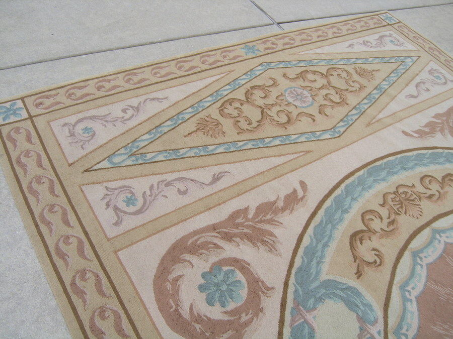 Vintage Hokanson Custom Made Rug Carpet Traditional Hollywood Regency 9×14 ft
