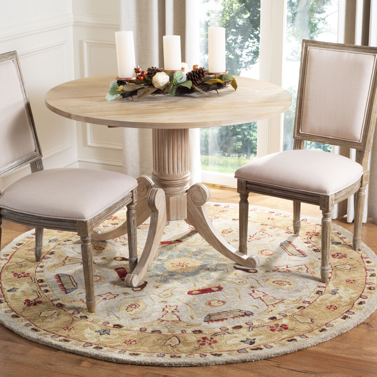 SAFAVIEH Anatolia AN543C Handmade Ivory / Gold Rug