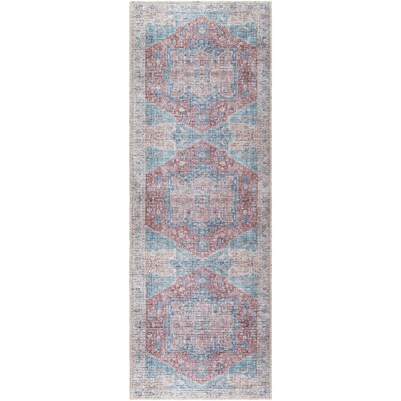 Machine Washable Non-Skid Area Rug Soft Low Pile Durable Indoor Runner New