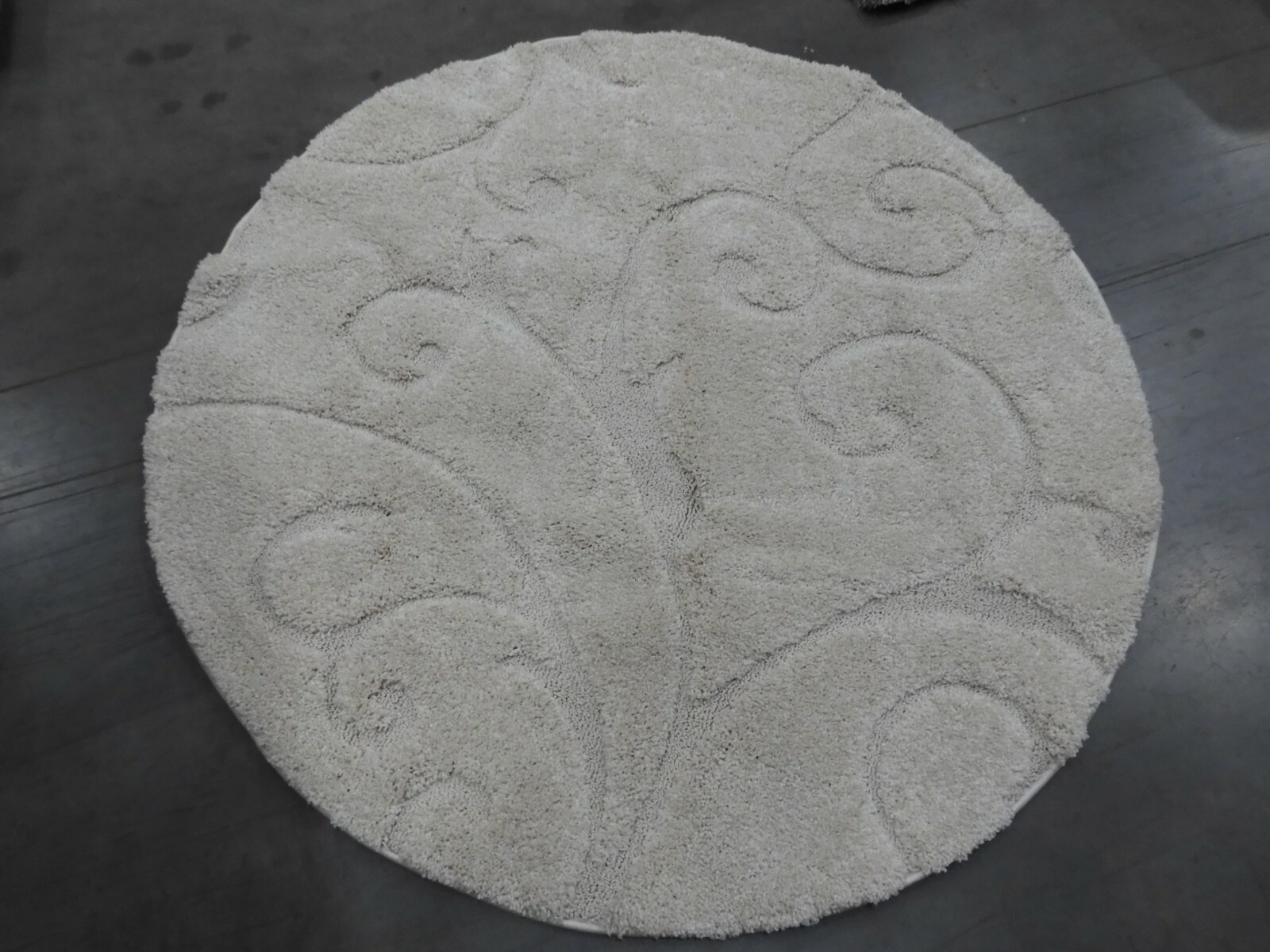 CREME / CREME 5′ X 5′ Round Stained Rug Reduced Price 1172604603 SG455-1111-5R