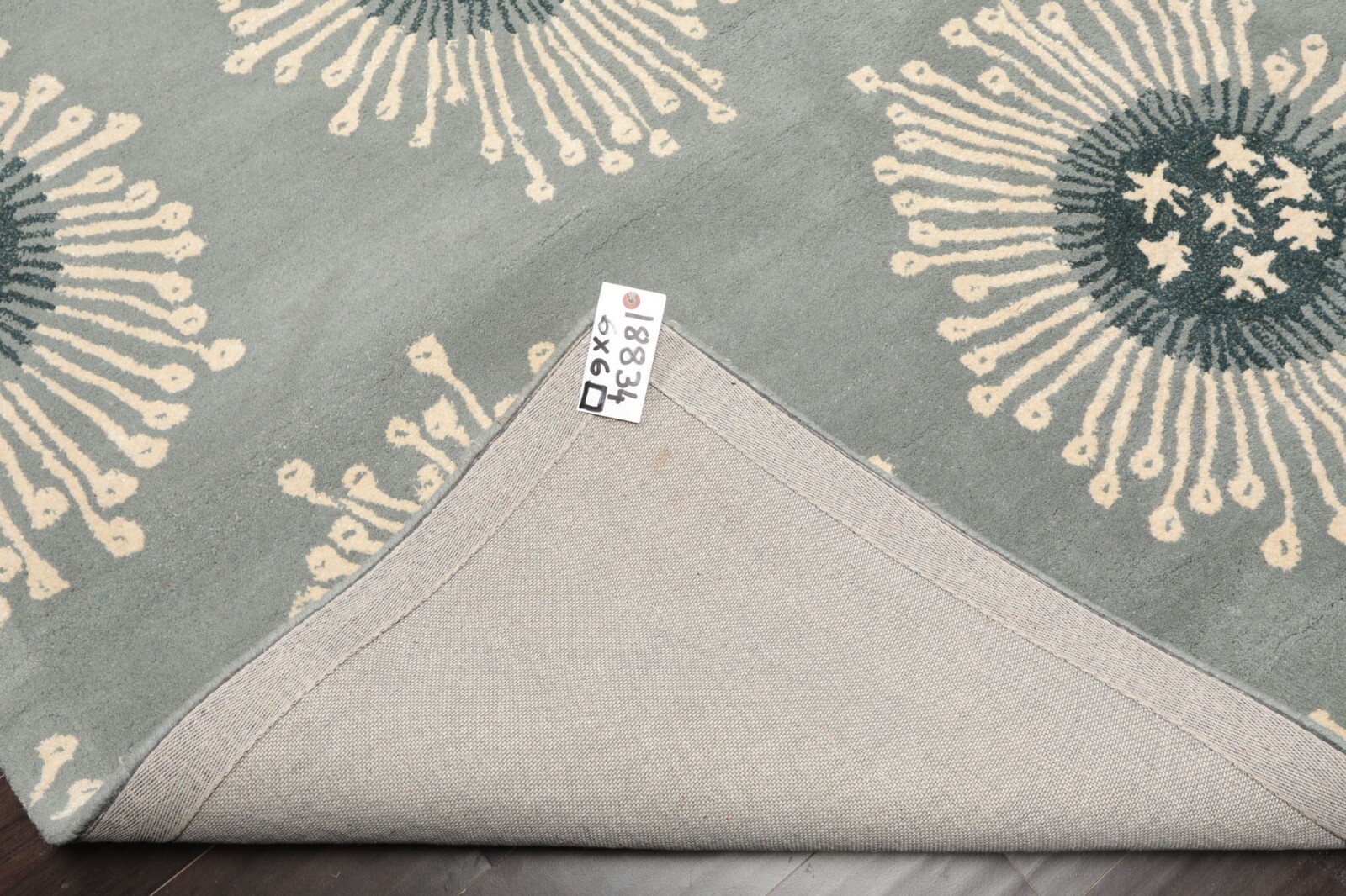 LoomBloom Multi Size Celadon Hand Tufted Contemporary Wool Area Rug
