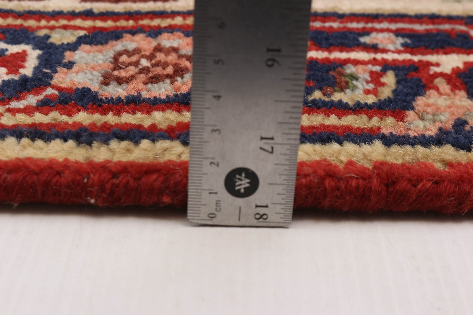 Vintage Hand-knotted Runner Rug 2’5″ x 11’7″ Traditional Oriental Wool Carpet