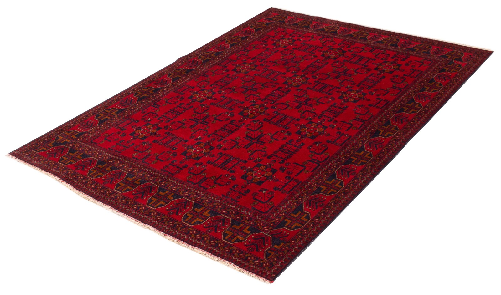 Traditional Hand Knotted Oriental Area Rug 6’7″ x 9’7″ Wool Carpet