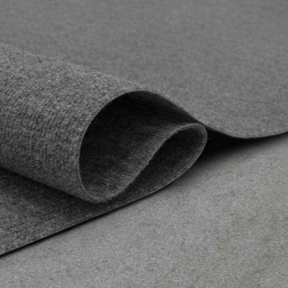 Indoor/Outdoor Area Rug Unbound Smoke Gray Ribbed Eco-Friendly 6 Ft. X 8 Ft .NEW