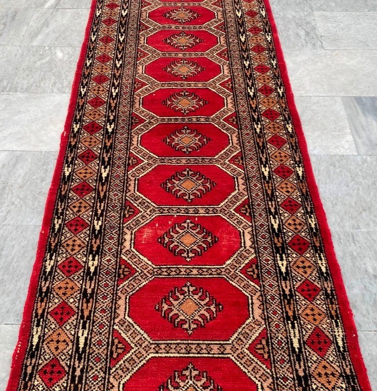 Vintage Afghan Runner, Kitchen Runner, Oushak Runner Long Runner,2×10 ft