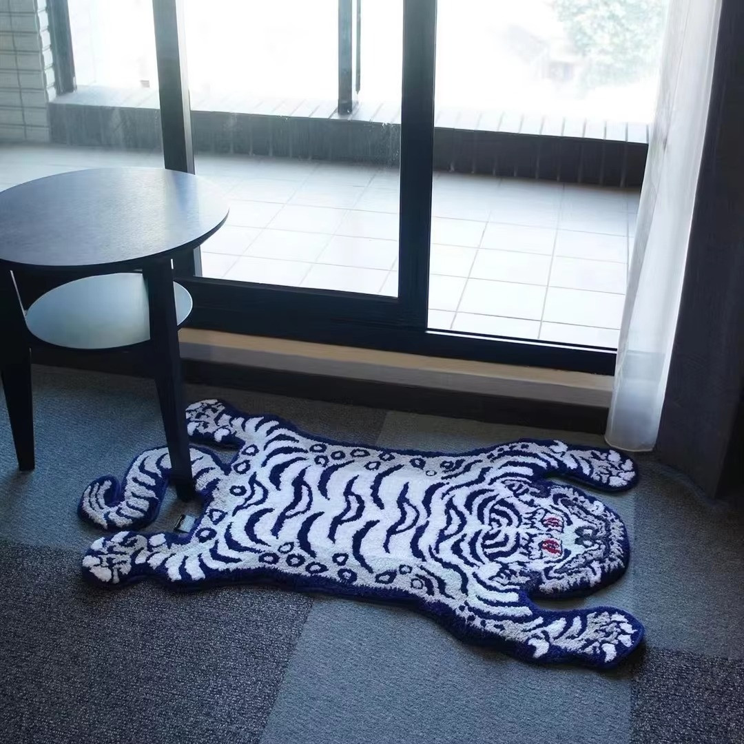 140x200cm Indoor Tiger Rug Large Carpet