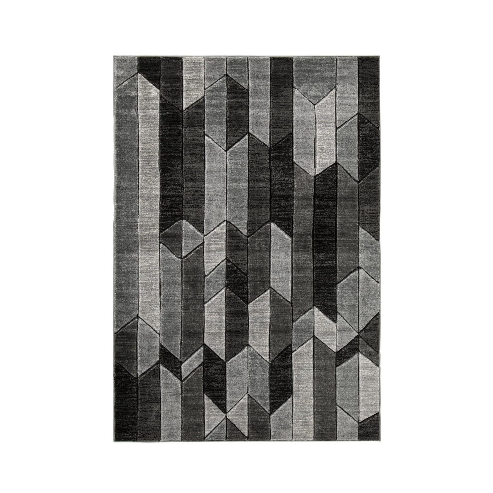 Ashley Furniture Chayse 6’6″ x 9’6″ Rug in Black and Gray