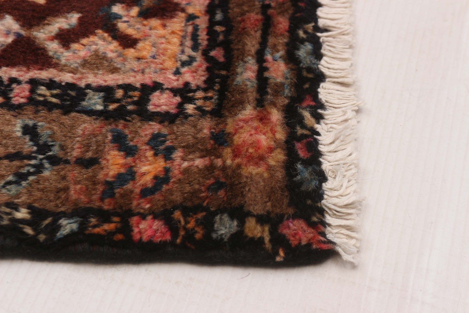 Vintage Traditional Hand-Knotted Area Rug 3’6″ x 5’1″ Oriental Wool Carpet