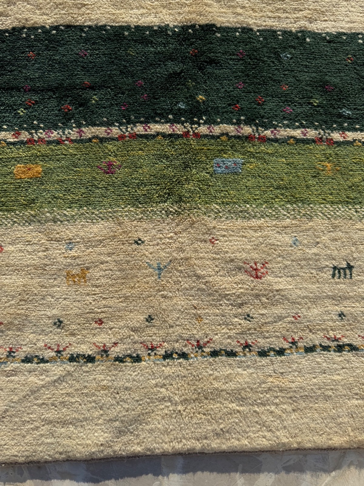 Vintage Fabulous Hand Knotted Traditional Wool Rug Carpet Floor Covering