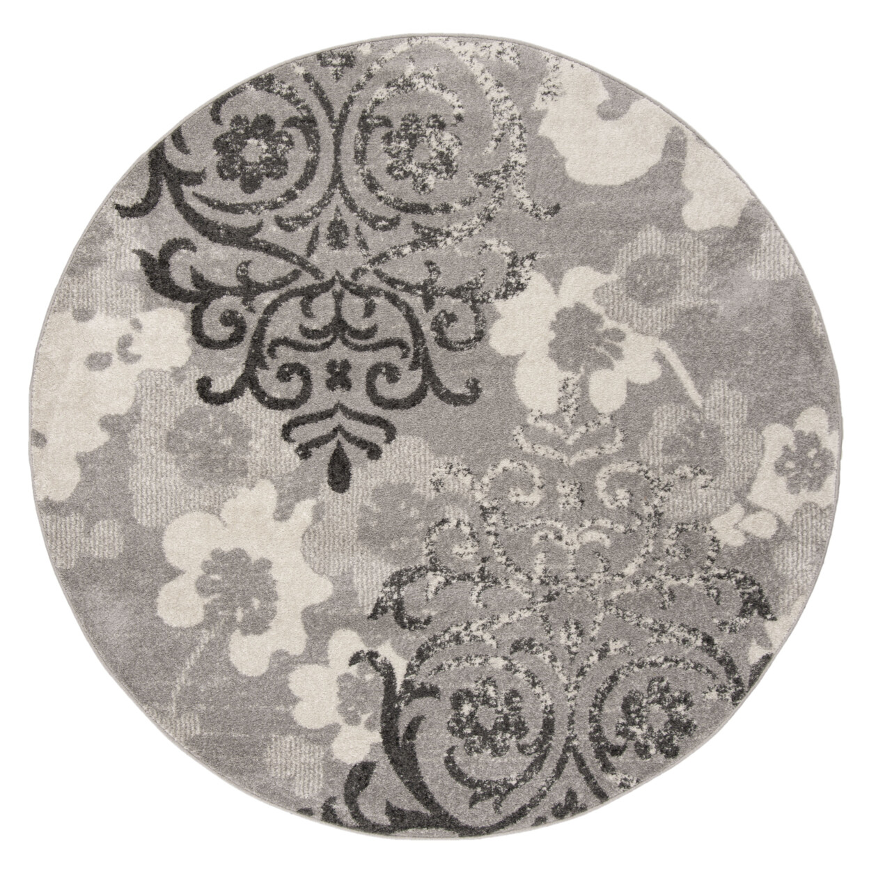 SAFAVIEH Adirondack Collection ADR114B Silver / Ivory Rug