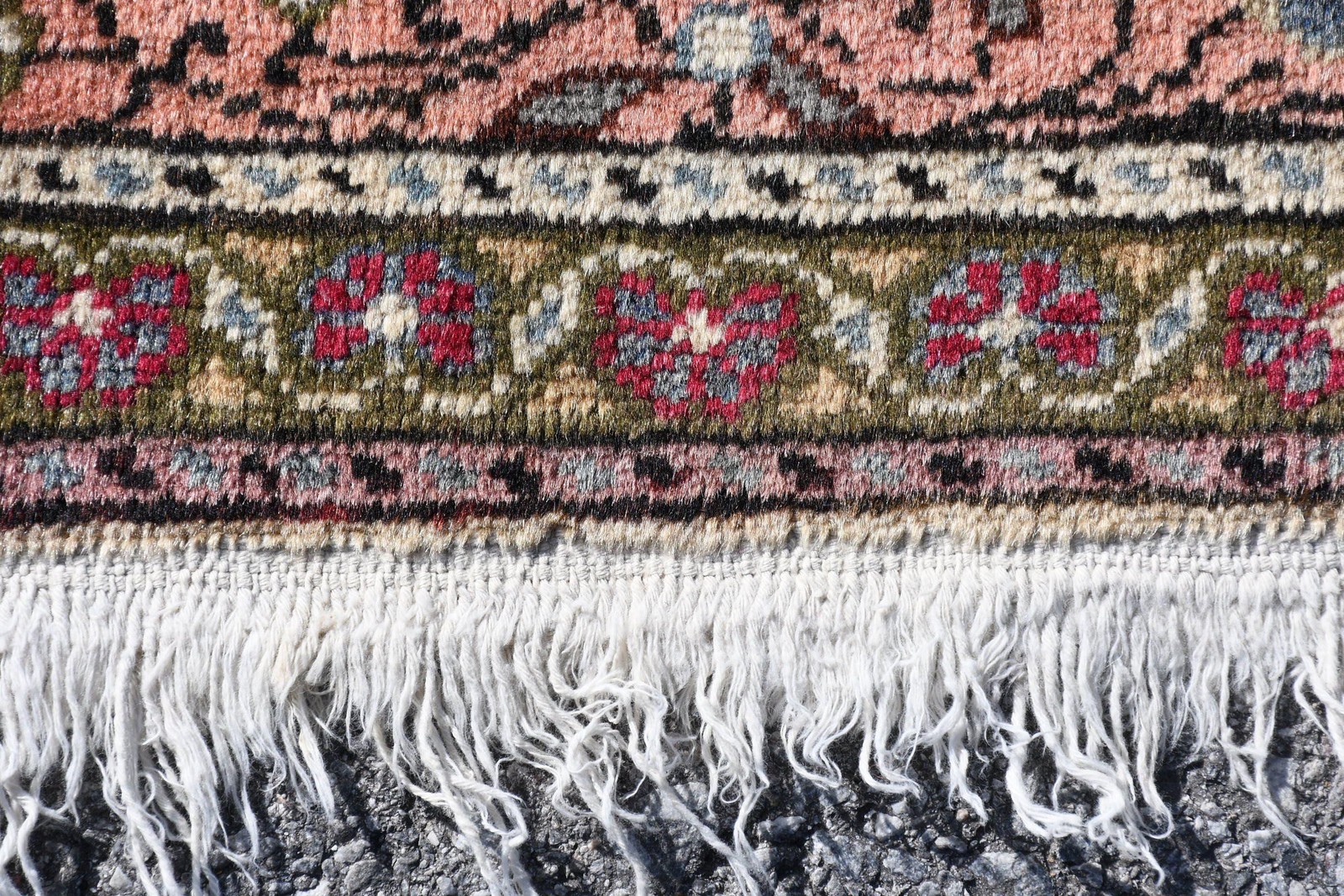 Vintage Turkish Rug 6,46×9,6 ft (197×293 cm), Pink Brown Handmade Rug