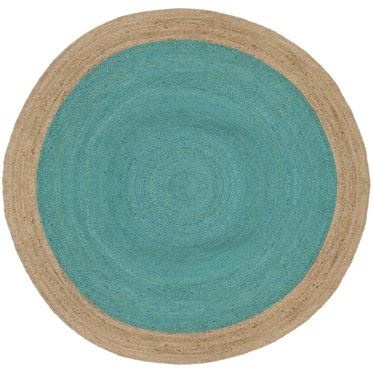 SAFAVIEH Natural Fiber NF801E Teal / Natural Rug