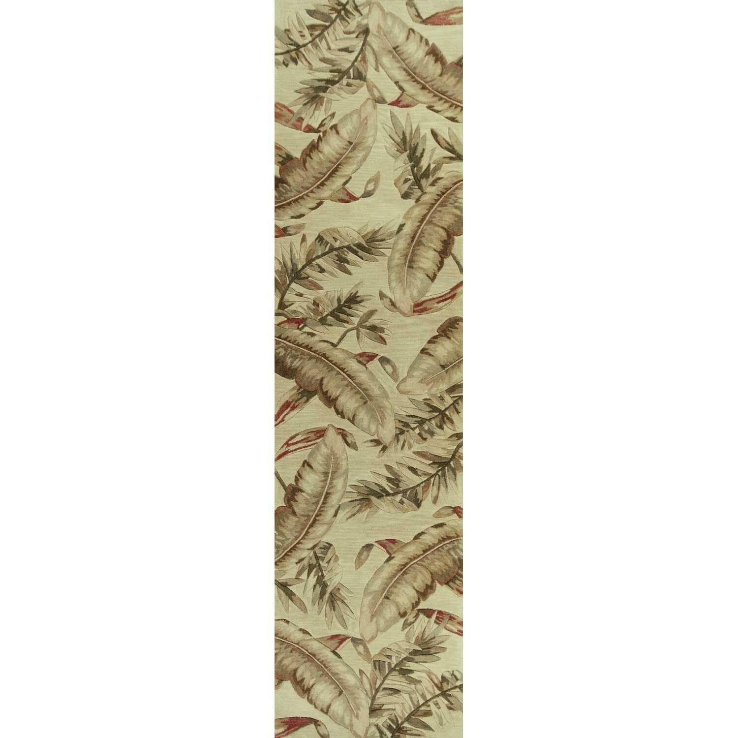 5′ Ivory Round Wool Hand Tufted Area Rug