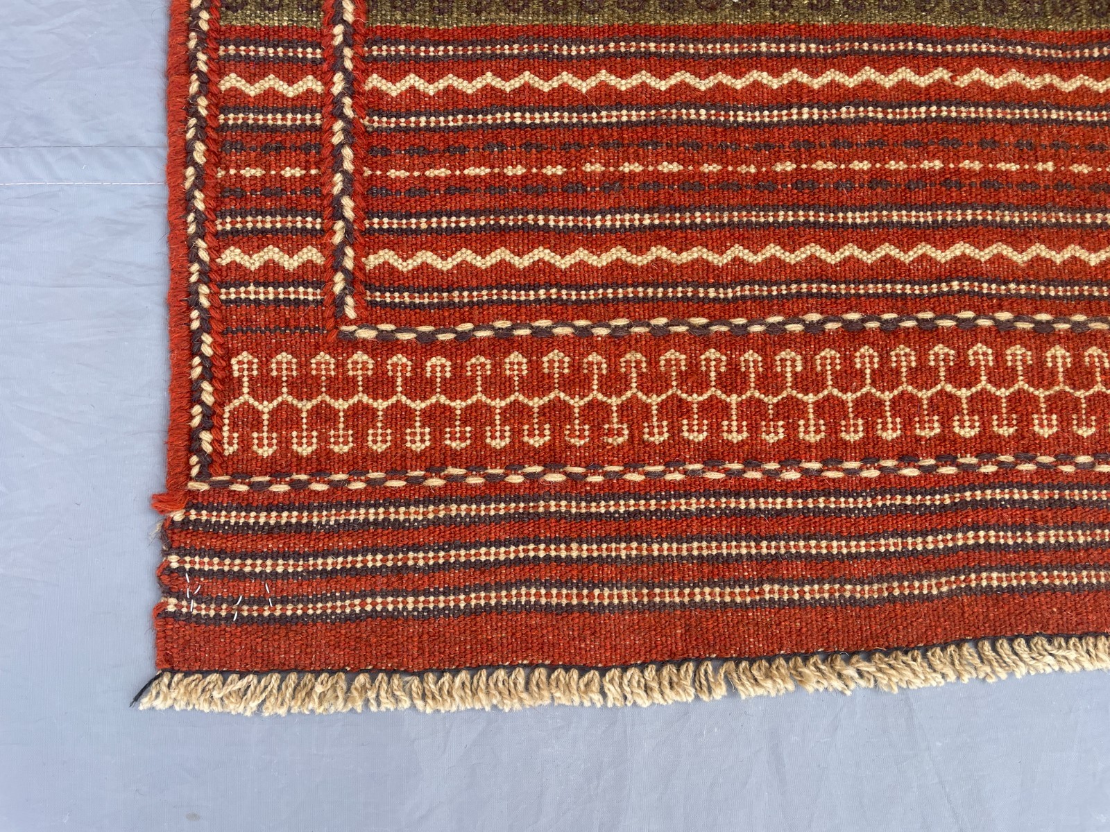 2’8 x 4’5 Ft Handmade Afghan Kilim Rug – Vintage Tribal Flatweave Rustic Carpet
