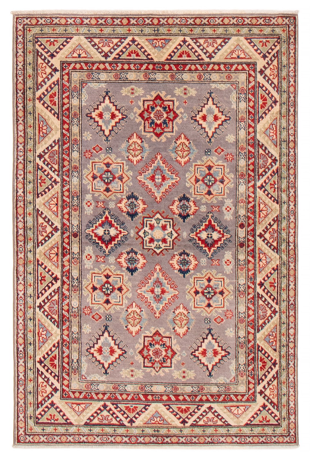 Traditional Hand-knotted Carpet 4’1″ x 6’1″ Wool Oriental Area Rug