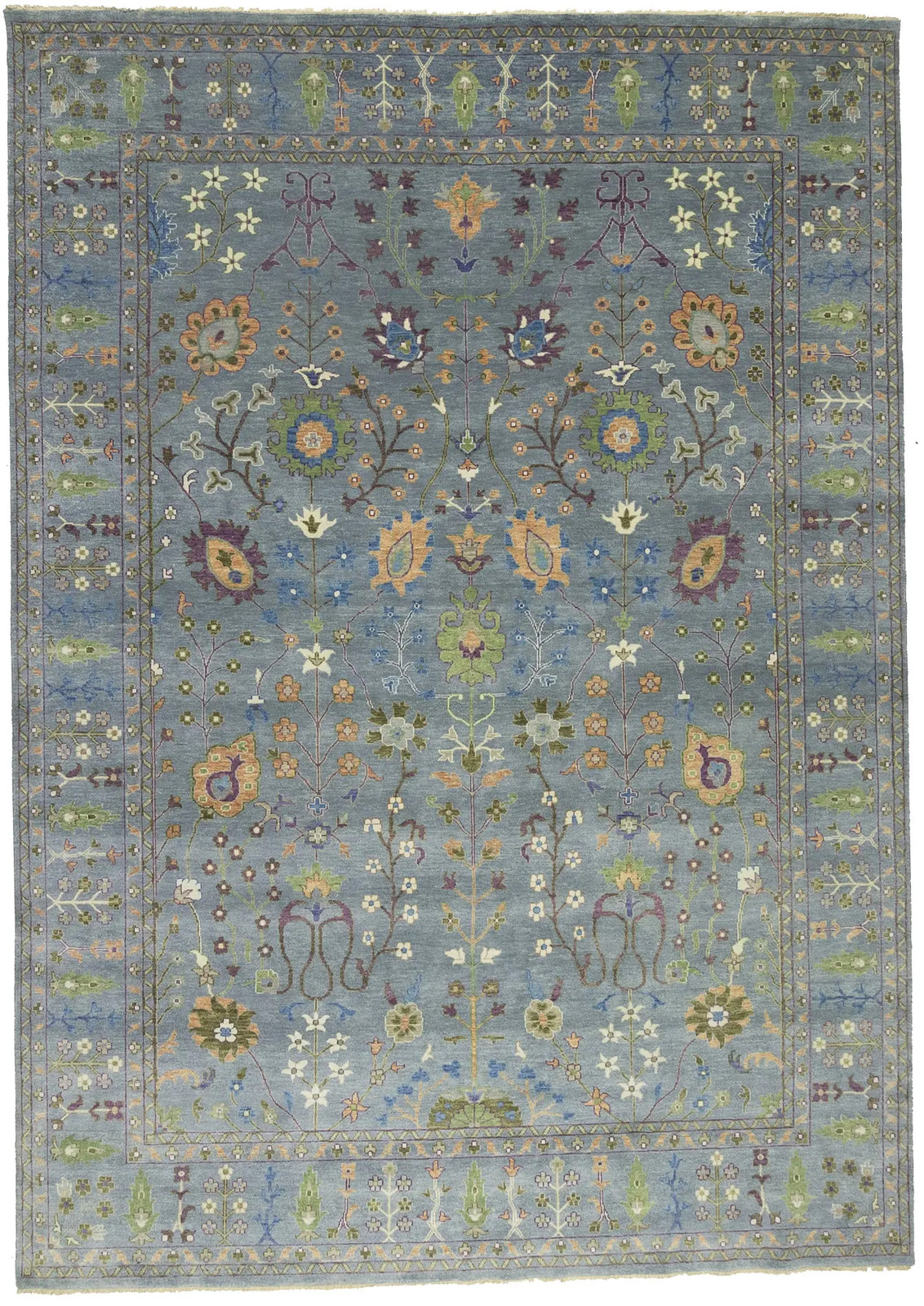 10X14 Tree of Life Oushak Chobi Oriental Carpet Oversized Floral Design