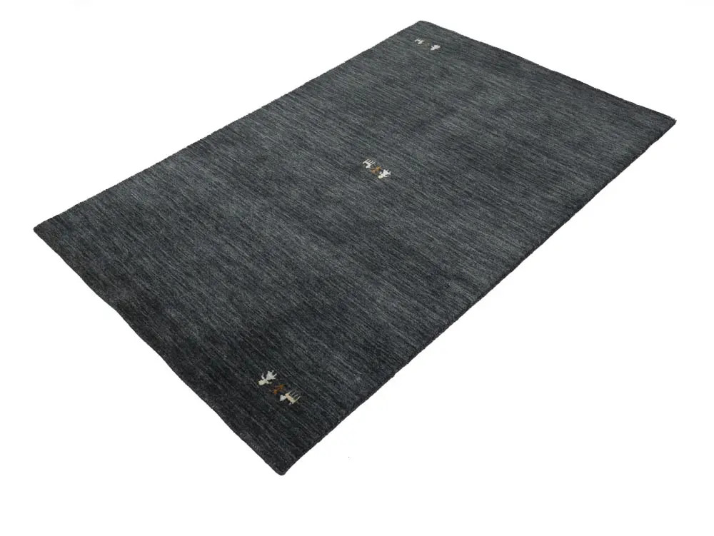 Charcoal Tribal 4X6 Gabbeh Modern Area rug Carpet Wool