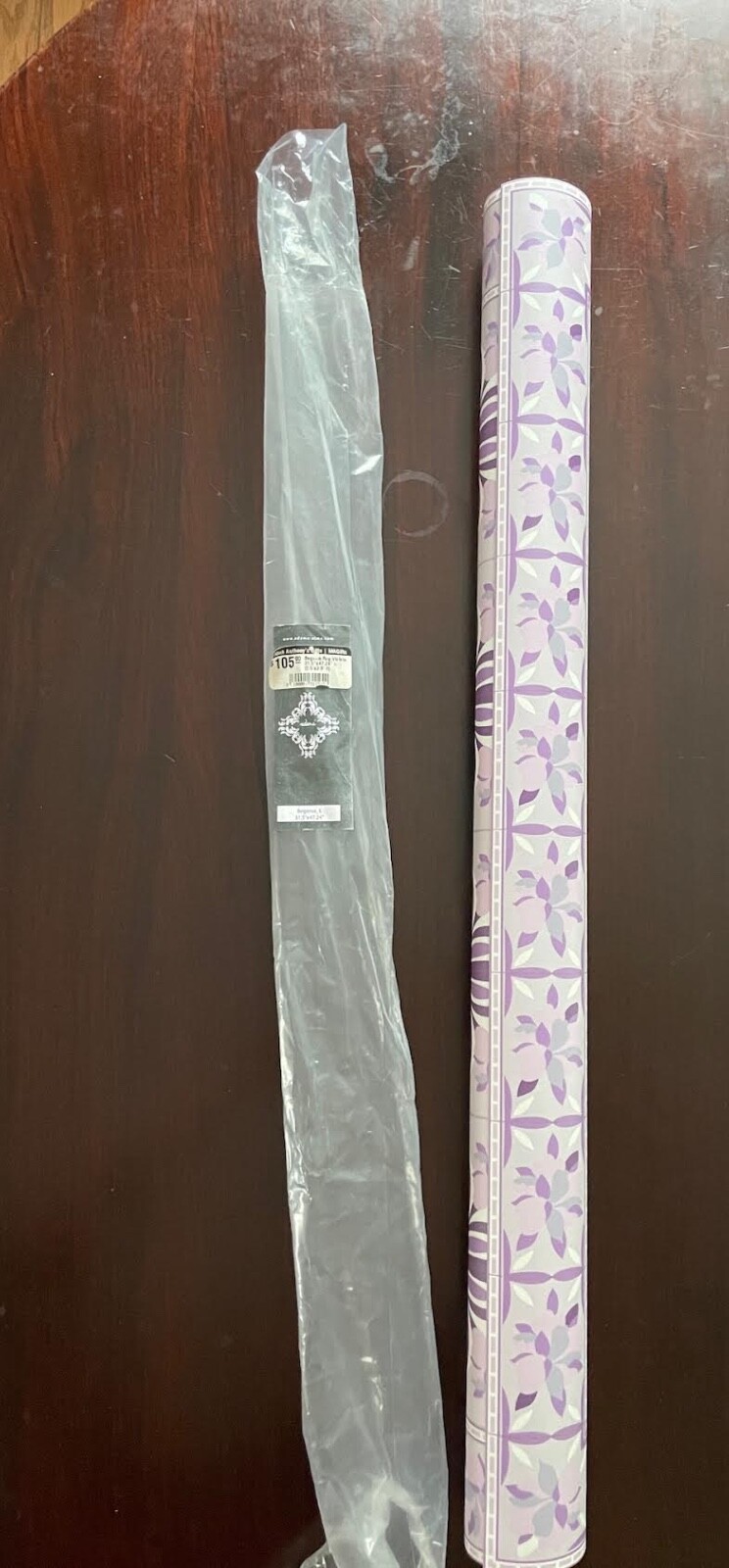 Adama Alma Floor Rug Vinyl Begonia Lavender Lilac 31×47 NWT Made USA Unused