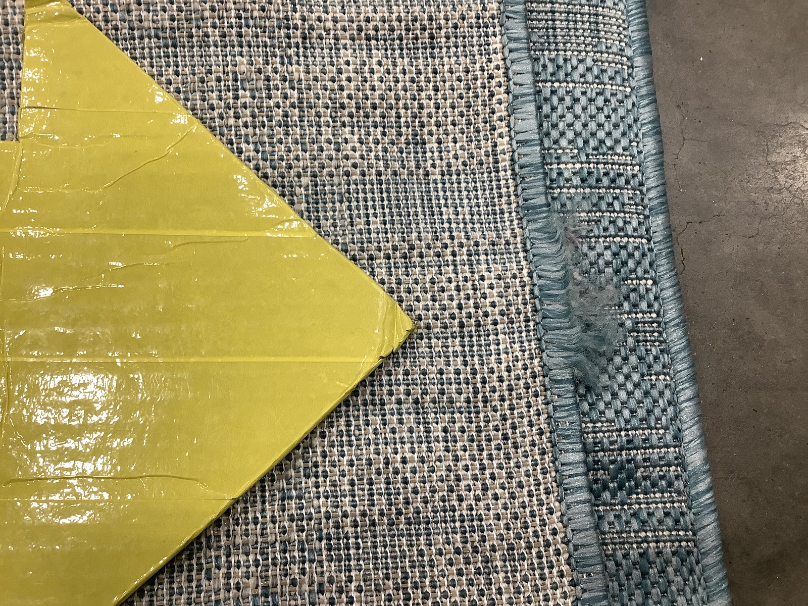 AQUA / GREY 8′-0″ x 11′-0″ Damaged Rug, Reduced Price 1172684037 CY8680-37121-8