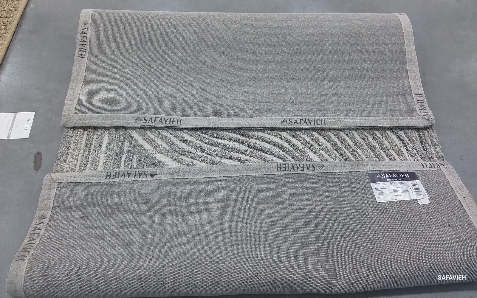BEIGE / LIGHT BLUE 5′-0″ x 8′-0″ Flaw in Rug, Reduced Price 1172791738 SHA301B-5