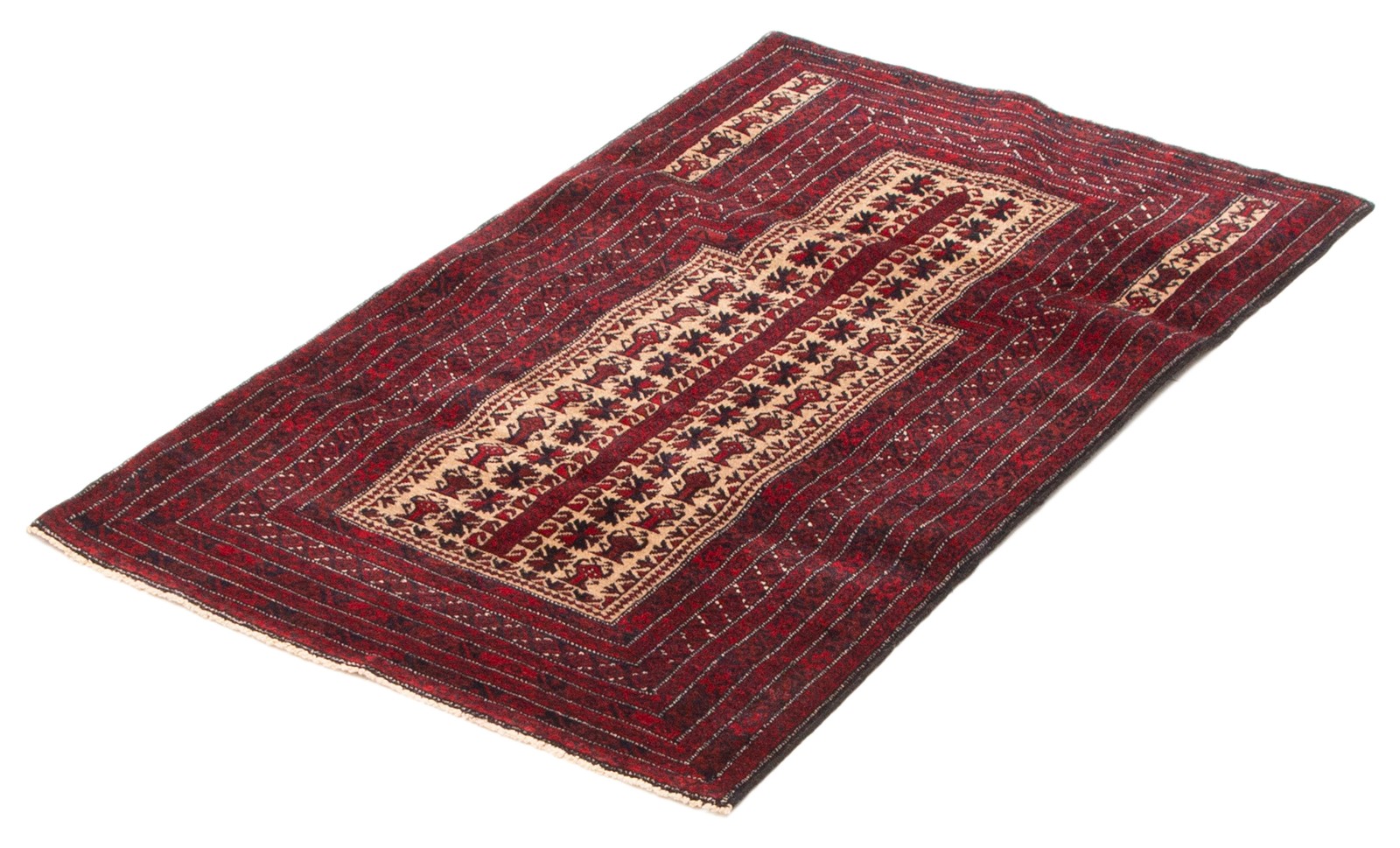 Traditional Vintage Hand-Knotted Carpet 3’0″ x 5’0″ Wool Area Rug