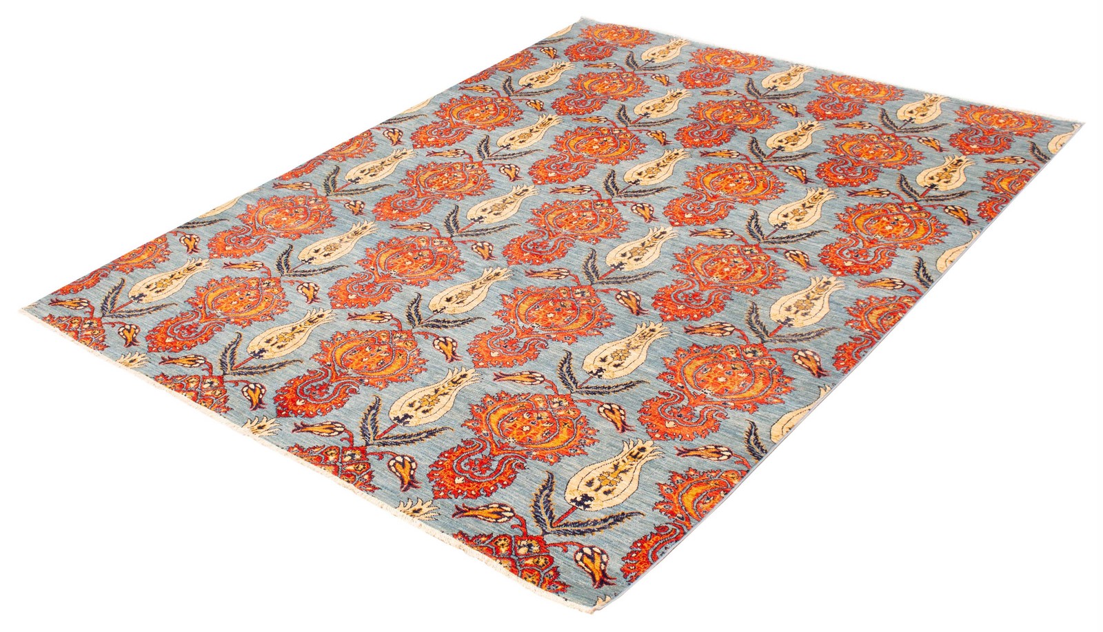 Traditional Hand-knotted Carpet 8’2″ x 10’6″ Wool Oriental Area Rug