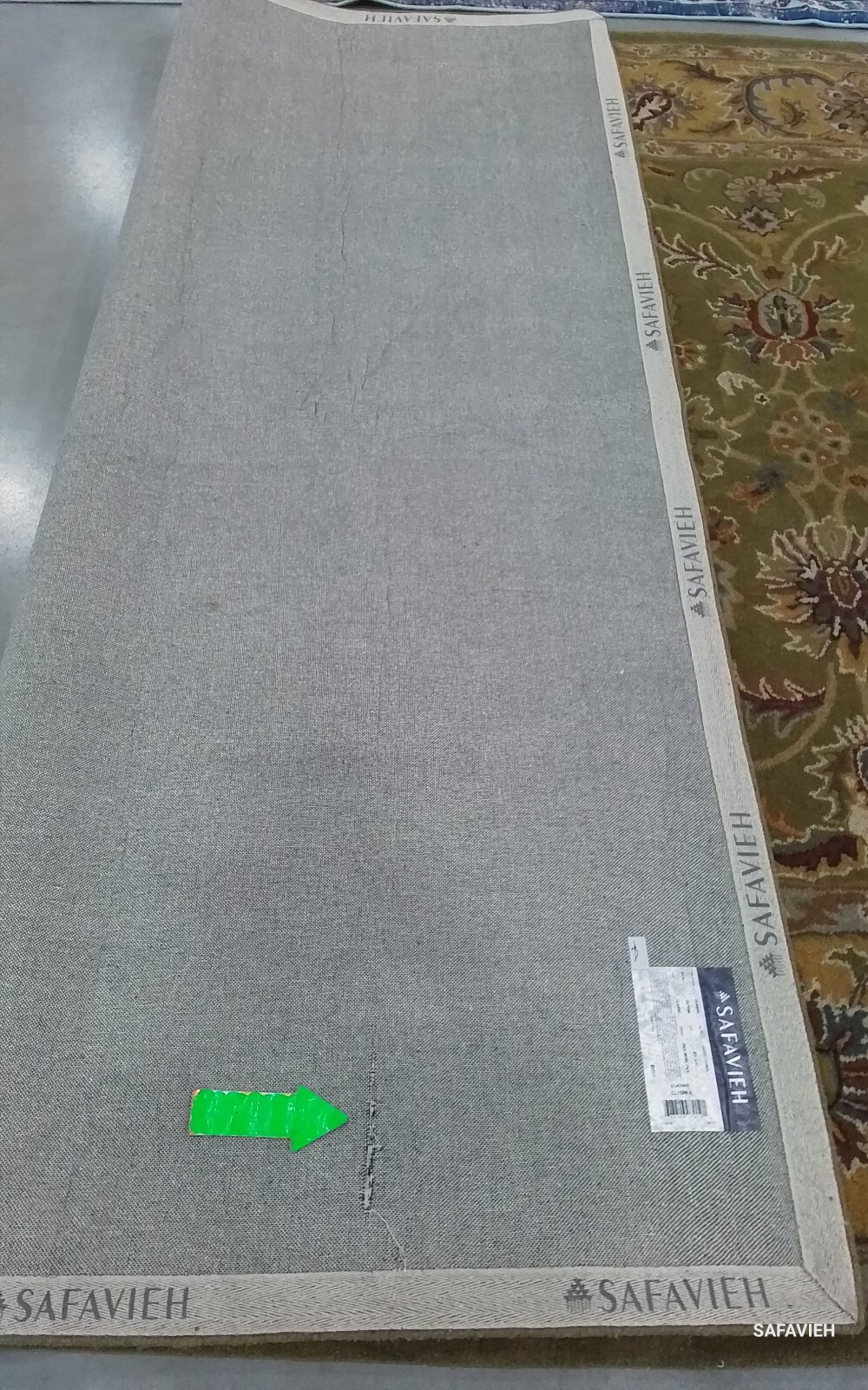 OLIVE / CAMEL 8′-3″ x 11′-0″ Cut on Rug, Reduced Price 1172769237 CL758M-9