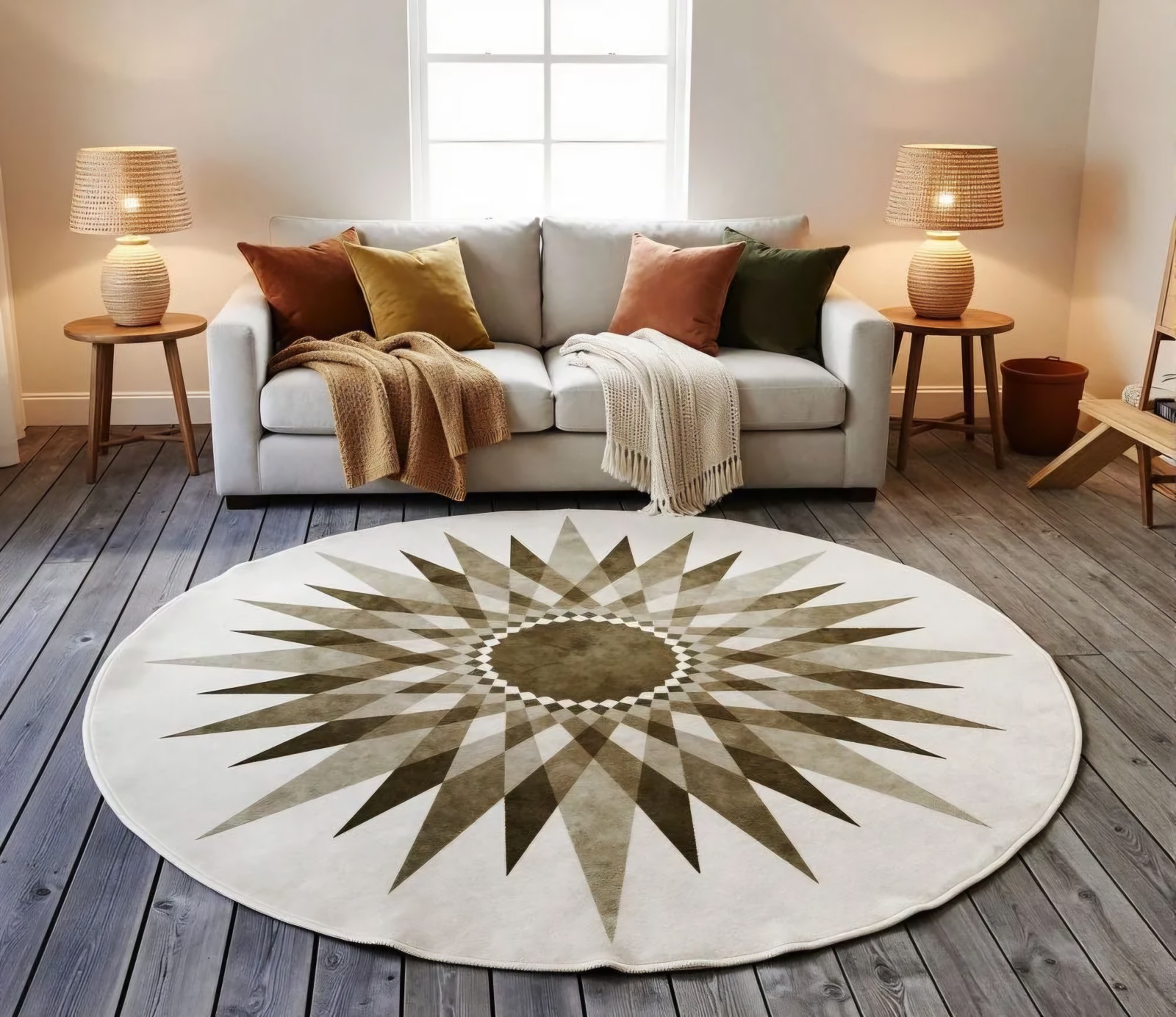 Vintage Hojer Eksport Wilton Rya Rug 60s Danish Mid Century Carpet Desso Panton