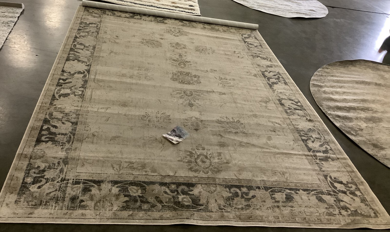 STONE 7′-6″ x 10′-6″ Stained Rug, Reduced Price 1172670924 VTG117-440-810