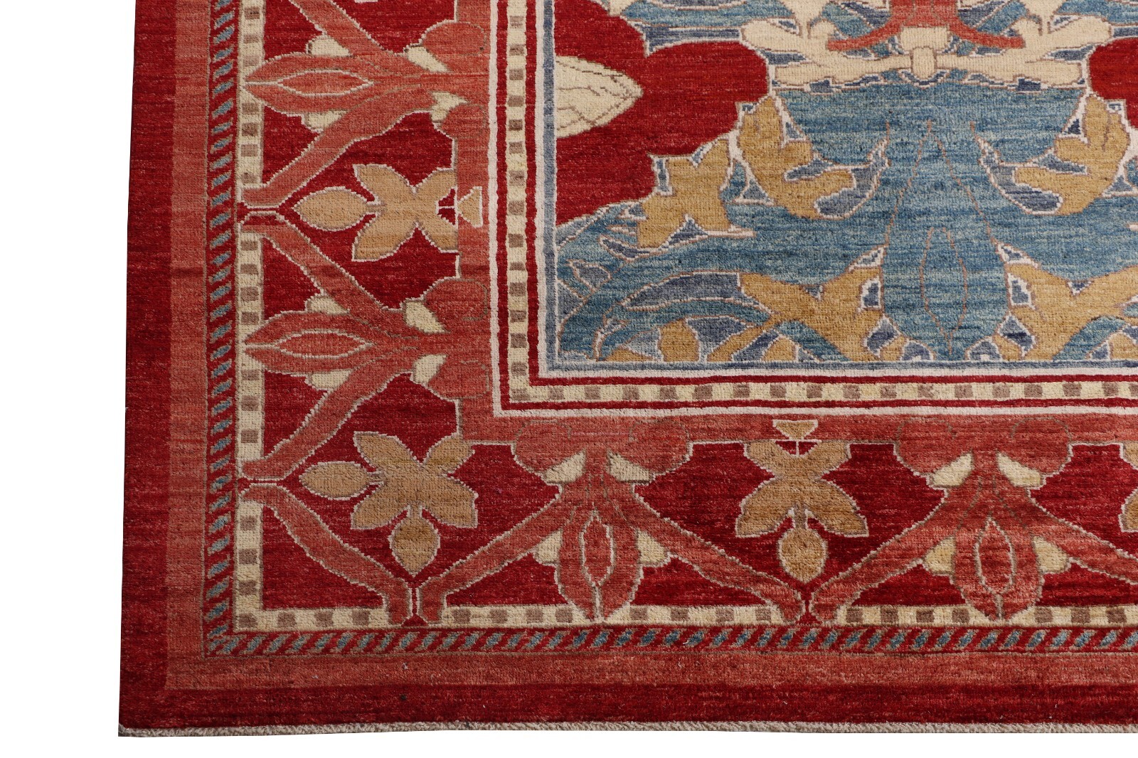 10’0″ x 13’10” ft. Afghan Oushak Hand Knotted Oriental Wool Area Rug