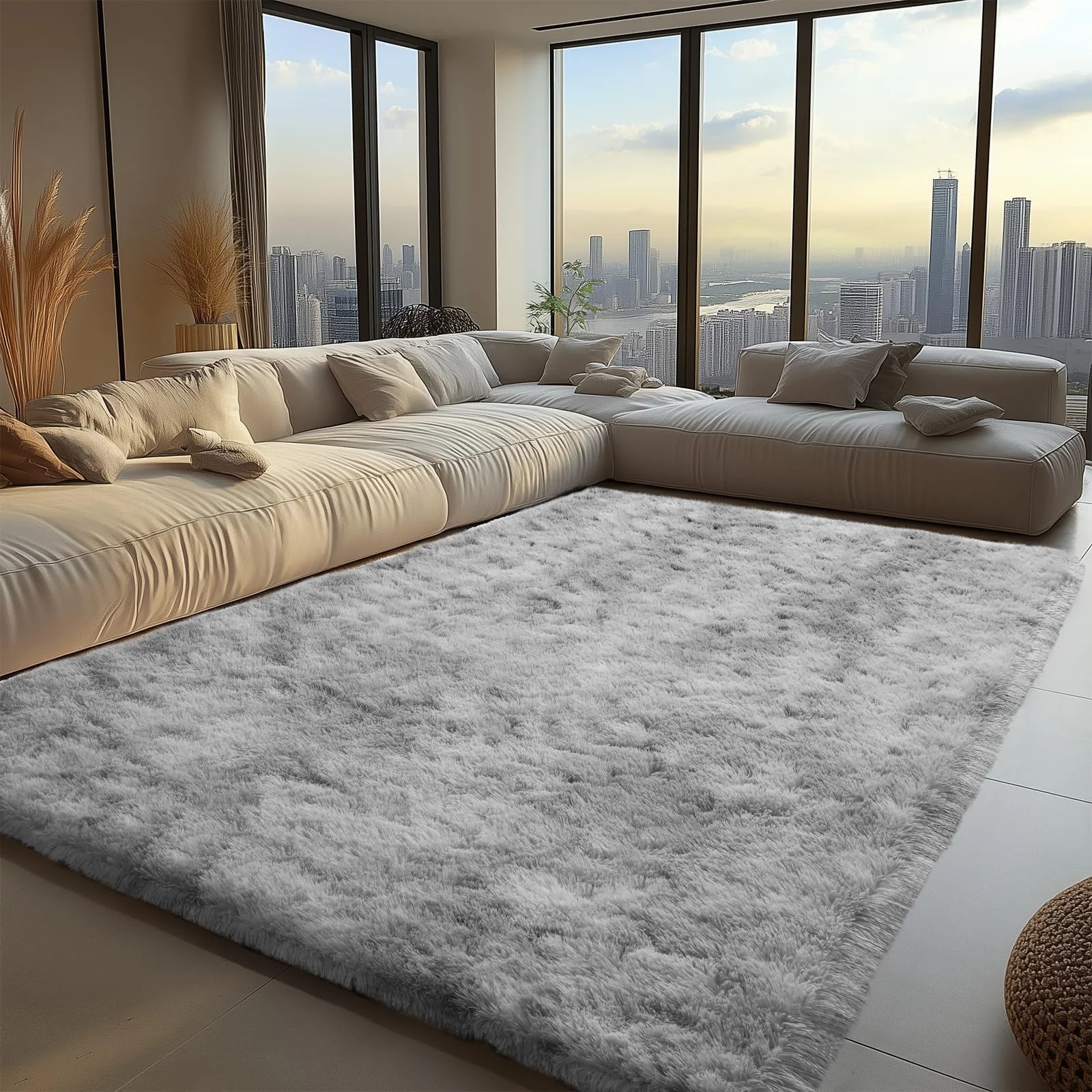 Living Room Carpet, Bedroom Soft Fluffy Plush Floor Mat, Kindergarten Children’S
