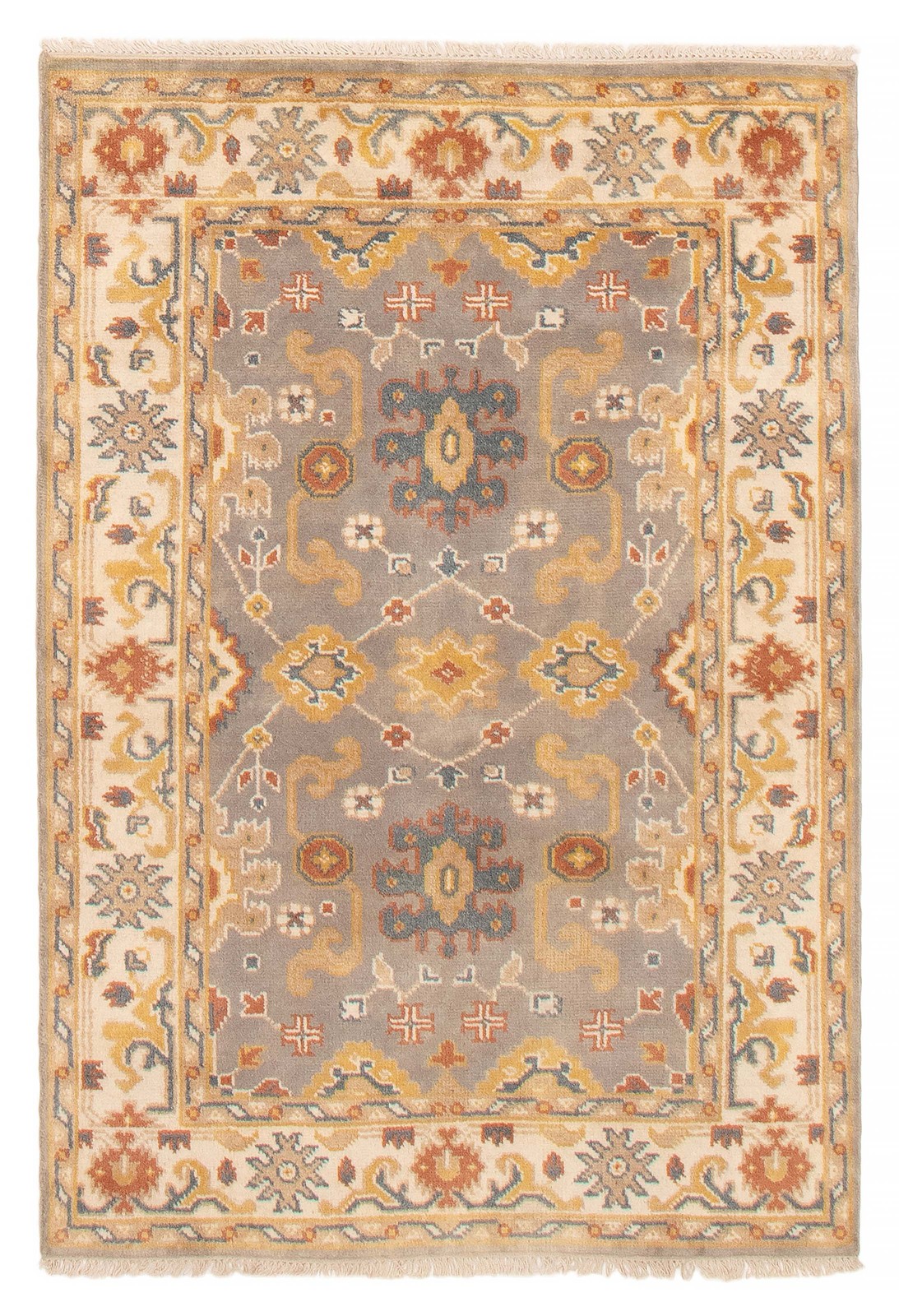 4’0″ x 6’0″ Hand Knotted Oriental Carpet Traditional Wool Area Rug