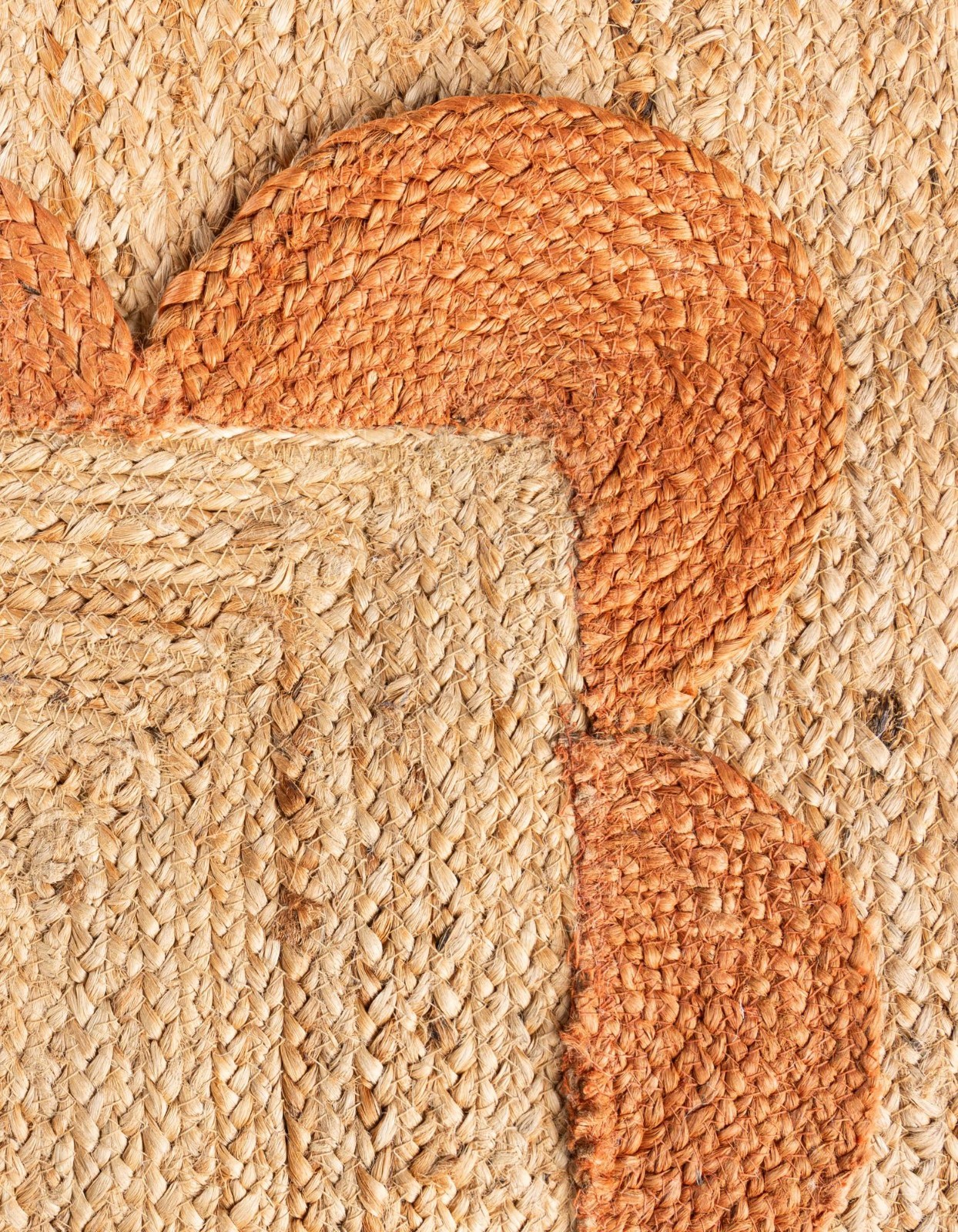 Sivi Handmade Scallop Braided Jute Rug – Natural Jute Area Rug