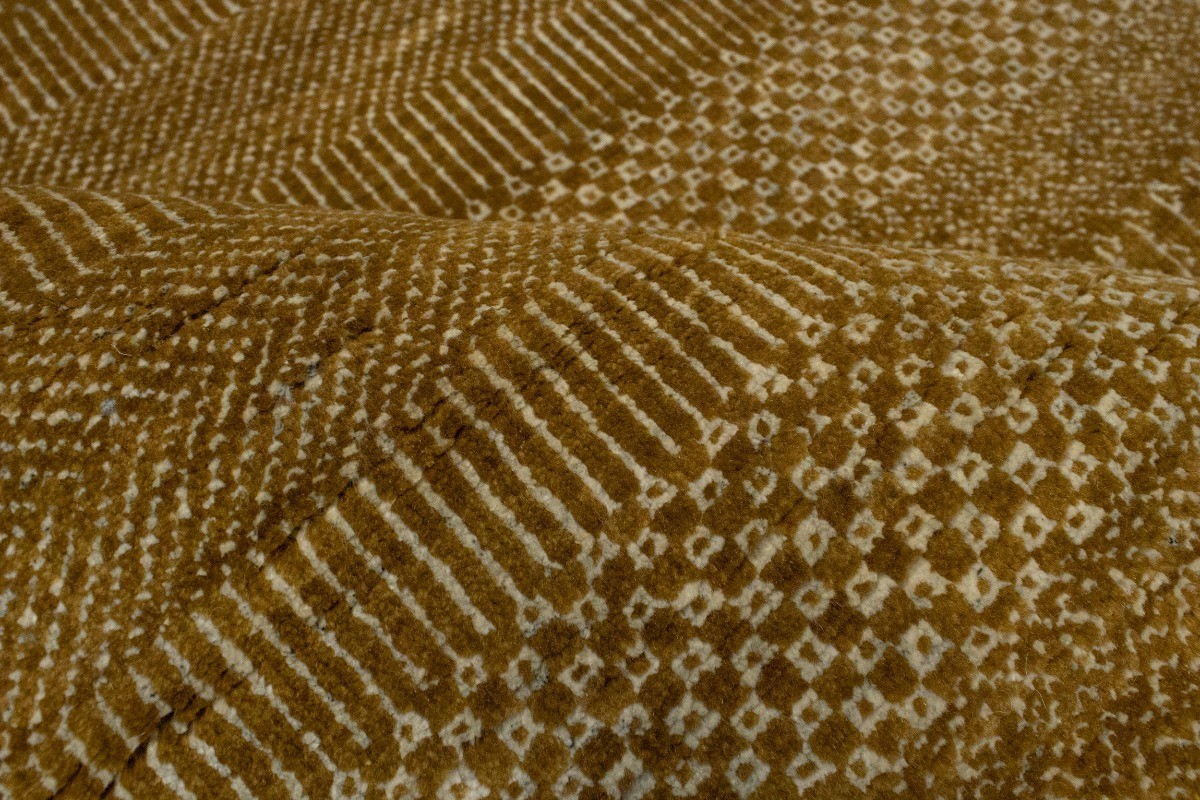 4X6 Khaki Caramel Grass Design Rug Plush Modern Oriental Contemporary Carpet