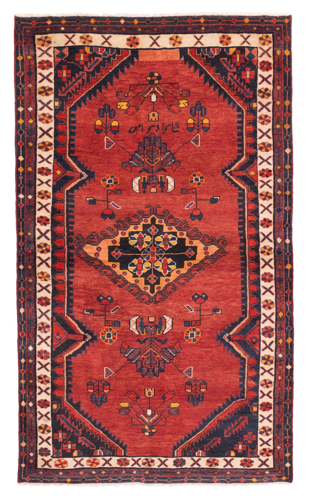 4’4″ x 7’6″ Vintage Hand Knotted Area Rug Traditional Oriental Wool Carpet