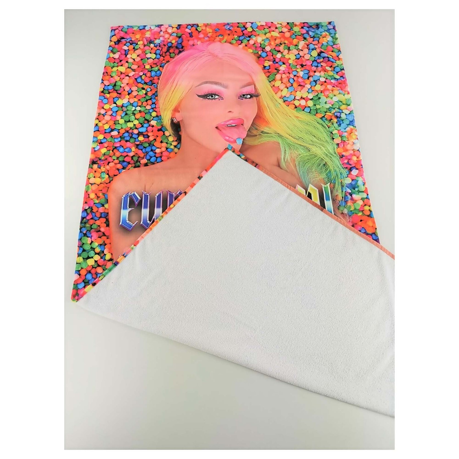 Beach Towel, Unique Custom Gift, Photo Name Towel, Adult Custom Towel, Personal