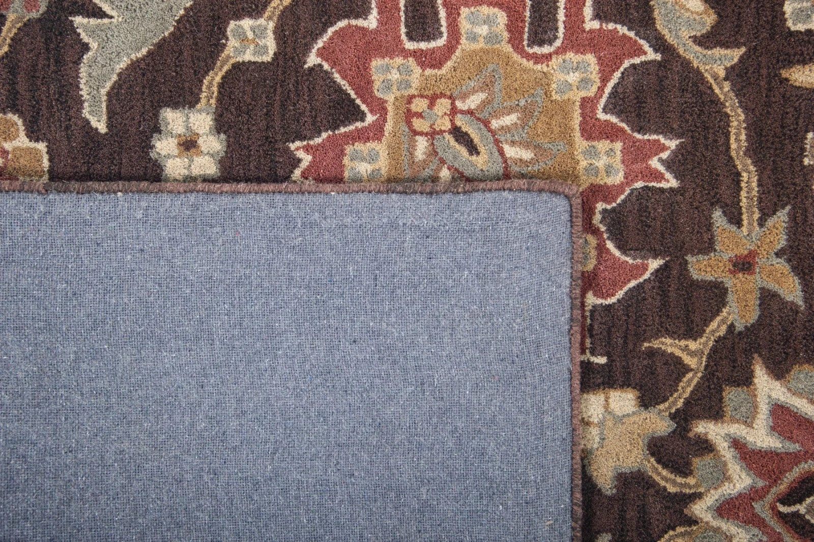 New Handmade Brown Oriental Hand-Tufted 100% Wool Area Rug Carpet