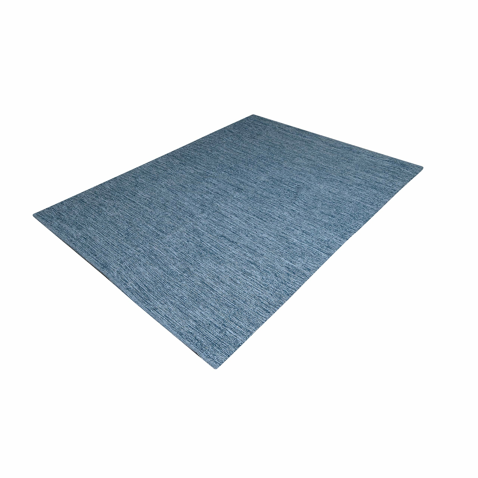 Teal Blue 5×7′ Area Rug Cotton Reversible Living Room Bedroom Home Decor Carpet