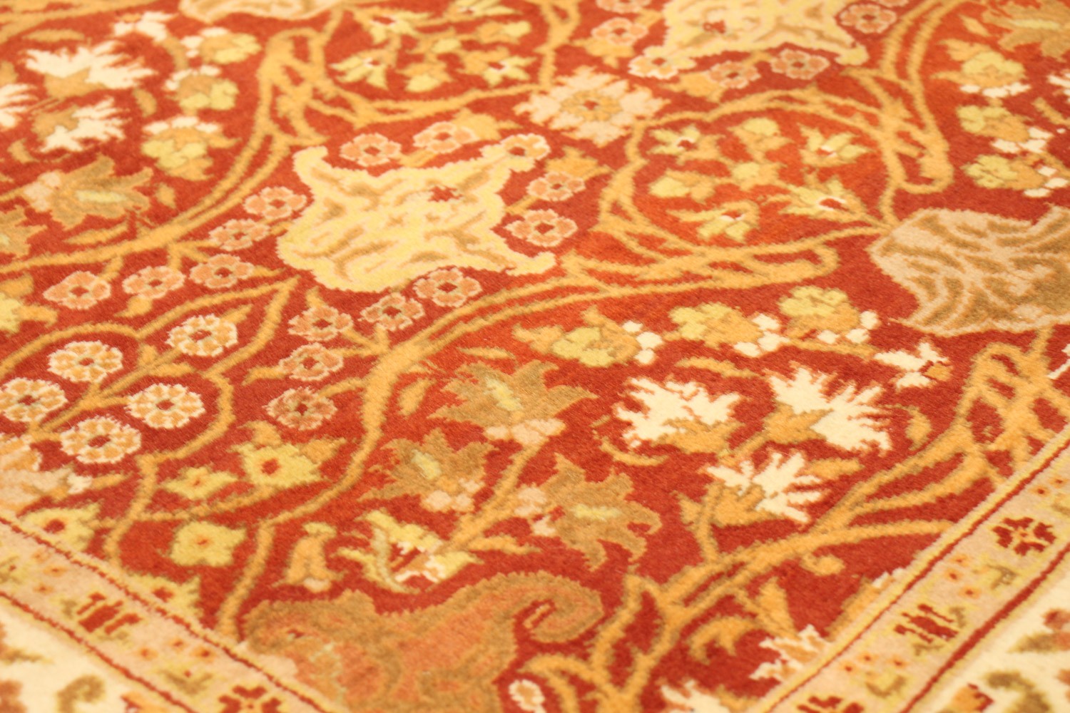3’2″ x 14’7″ Vintage Hand-knotted Runner Rug Traditional Oriental Wool Carpet