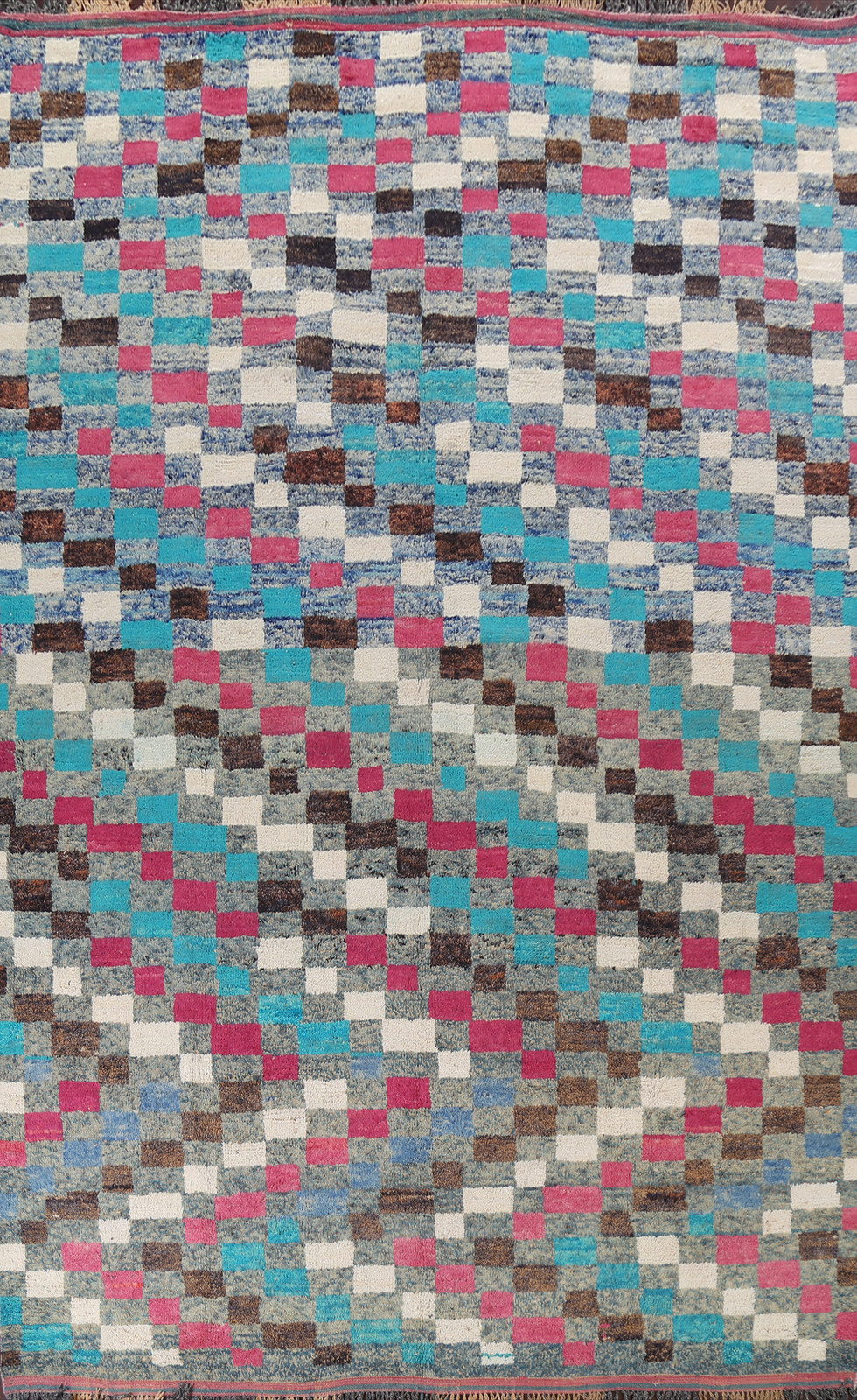 Multicolor Checkered Moroccan Large Rug 10×15 Ft Oriental Living Room Area Rug