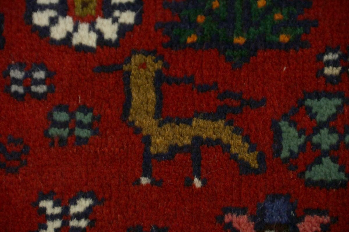 Handmade Pictorial Tribal Style Rug Farmhouse Oriental Area Foyer Carpet 4X5 ft