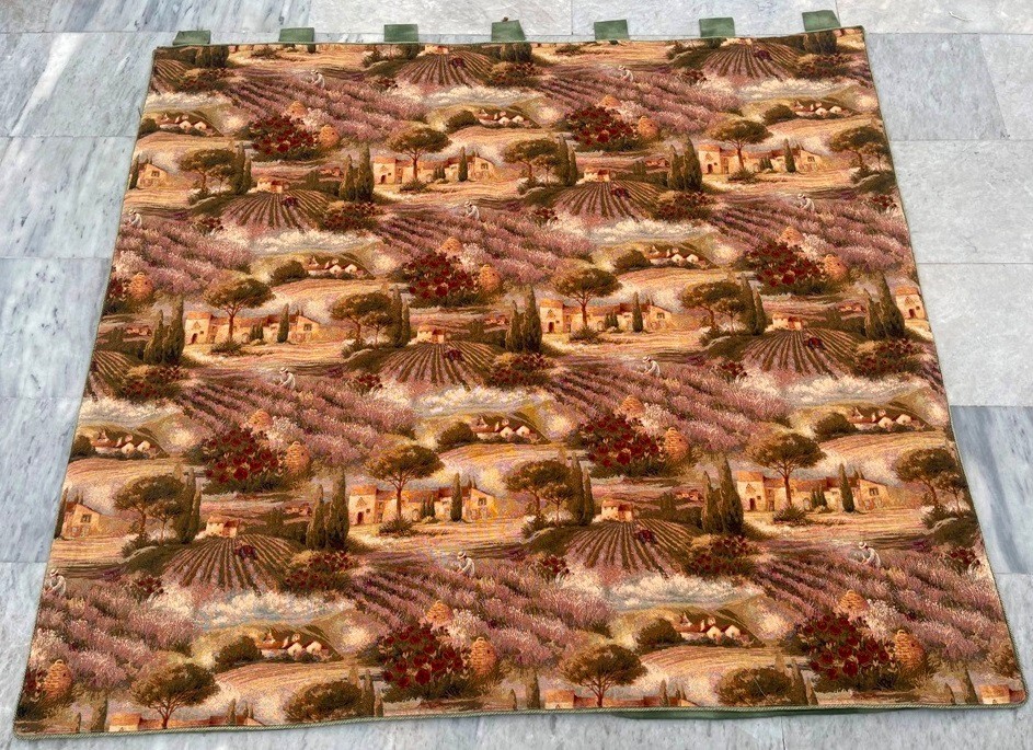 Vintage Pictorial Field View Tapestry Wall Decor Tapestry Home Decor 4x5ft